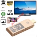 Adaptor OT-7573 iOS/Android HDMI Phone TV Adapter, Display To HDTV Universal Dongle (Wifi)