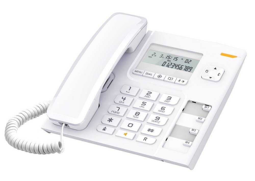   Alcatel Temporis T56 White ID Caller      