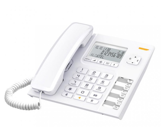   Alcatel Temporis T76 White ID Caller CID    ()