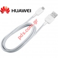   USB Huawei MicroUSB White Data cable    BULK