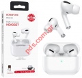   Bluetooth 5.0 TWS Borofone BE38  Airpods White BOX (iOS & ANDROID)