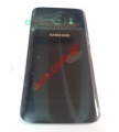 Battery cover OEM Samsung G930F Galaxy S7 Black (WITH PARTS)