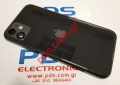 Γνήσιο πίσω καπάκι Apple iPhone 11 A2221 (PULLED) Black 6.1inch middle back battery cover frame some parts σε μαύρο χρώμα NO BATTERY