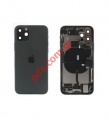 Γνήσιο πίσω καπάκι Apple iPhone 11 Pro A2215 (PULLED) Black 5.8 inch middle back battery cover some parts σε μαύρο χρώμα NO BATTERY