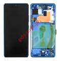 Original LCD set Samsung Galaxy S10 Lite G770F Blue (Frame with Touch screen and digitizer) BOX