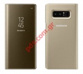 Original case Clear View Samsung Note 8 N950 Gold EF-ZN950CFE EU Blister