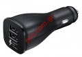 Γνήσιος Φορτιστής Αυτοκινήτου Samsung EP-LN920 Black DUAL Fast USB A Ταχείας Φόρτισης με Διπλή Έξοδο USB 2.0A Bulk