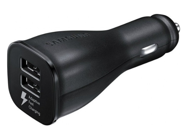 Original Car Dual Fast charger Samsung EP-LN920 USB 2.0A Black BULK