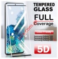   Full Glue 5D Samsung GALAXY S20+ PLUS G985 Tempered Glass Black