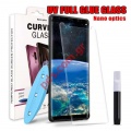 Tempered glass film Samsung Galaxy S10 G973 3D UV (Nano optics) Transparent full glue Curved 0,25mm Clear.