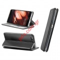    Huawei P20 Lite Flip Book stand Wallet Diary Black   