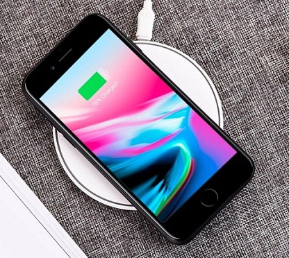 Fast Transmission wireless rapid charger HOCO CW6 White.