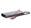   Belkin Type-C Pass Through Multimedia 60W  Gigabit Ethernet, 2x  USB 3.0   HDMI   Space Grey