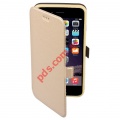  Flip Book Stand Apple iPhone 6/6S Plus Gold    (5.5 inch)