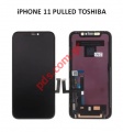    LCD iPhone 11 (A2221) PULLED TOSHIBA with frame and parts (   )