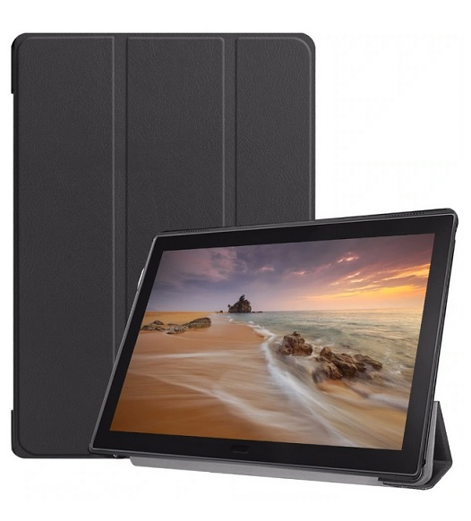  Book Lenovo Tab M10 10.1 Black Tactical Tri Fold Case   