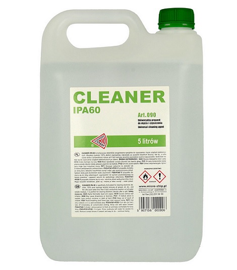 Liquid cleaner IPA 60 isopropilyc Halkool Bitone 5L