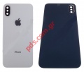 Πίσω καπάκι H.Q iPhone XS MAX 6.5inch White (W/ CAMERA LEN) σε λευκό χρώμα (ΠΑΡΑΔΟΣΗ ΣΕ 30 ΗΜΕΡΕΣ)