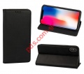 Case book iphone 12 PRO MAX 6.7 inch Black wallet Magnet stand