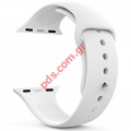  Silicone White Apple iWatch 1/2/3/4/5/6/SE 42/44mm   