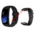  Silicone Band for Samsung Galaxy Fit 2 Pro TC-206 Black Double 