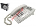 Telephone Panasonic KX-TS880EXB White Audio Hands Free 2.5mm jack Box