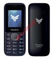 Mobile phone FlameFox Easy3 Dual Sim LCD 1.77 Blue Black Bluetooth BOX