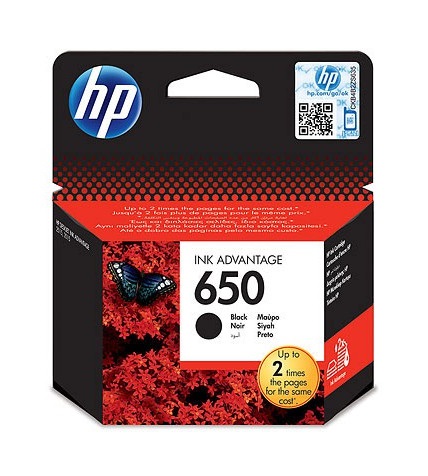 Original HP 650 Black Ink (CZ101AE) Advantage Cartridge 