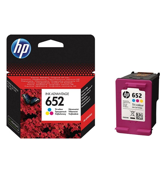   HP 652 Tri-color Ink (F6V24AE) Advantage Cartridge 