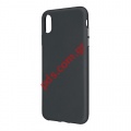 Case iPhone X/XS TPU Forever Basic Series in Black color (blister)