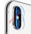   iPhone X/XS 2.5D 3mm Back camera Tempered glass clear Blister