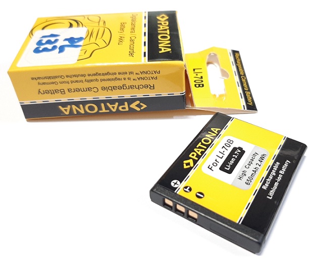    Patona Olympus LI-70B 3.6V Lion 650mah Box