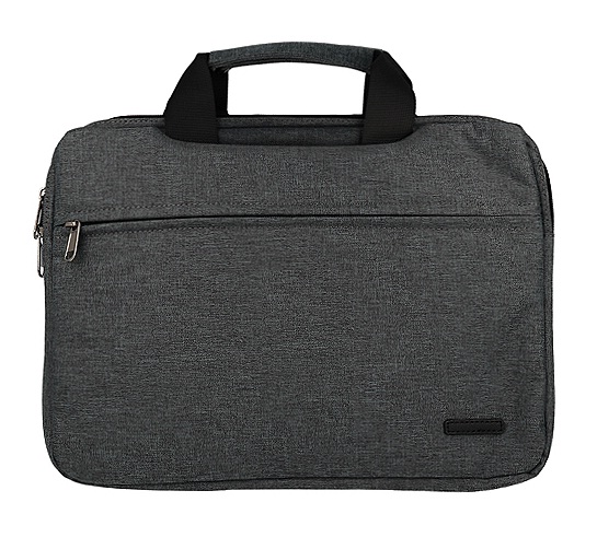 Lapto bag foir 13.3 inch laptop textile grewy color with zip