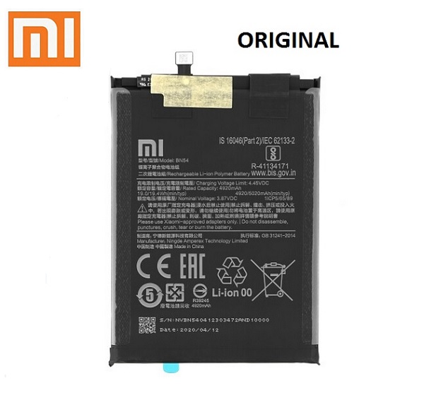   Xiaomi Redmi Note 9 BN54 Lion 5020mAh Internal (ORIGINAL) Bulk