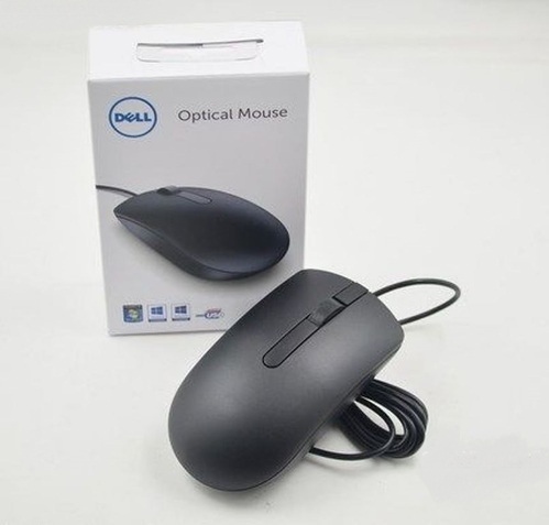 Optical wired mouse DELL M2116 Black