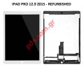 Original set LCD iPad Pro 12.9 (A1584) 2015 White REFURBISHED Display Touch screen & digitizer (NO HOME BUTTON)