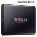 Εξωτερικός σκληρός δίσκος SSD Samsung 1TB MU-PA1T0B/EU T5 USB 3.1 PORTABLE Black (ΠΡΟΣΦΟΡΑ ΕΠΙΚΟΙΝΩΝΗΣΤΕ ΓΙΑ ΔΙΑΘΕΣΙΜΟΤΗΤΑ)