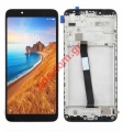 Original Set Display LCD Xiaomi Redmi 7A ( Display + Touch Unit screen digitizer+ Frame) Black.