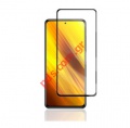 Tempered protective glass Xiaomi Pocophone X3 6.67 inch, Pocophone X3 Pro 6.67 inch Full Glue Black.