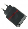   USB Adaptor Lenovo SA18C30144 2A Black Travel Charger    (Bulk)