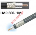 Flexible cable Low Loss LMR-600 Communications Coax 1M Bulk