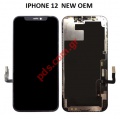 Οθόνη σετ iPhone 12 (A2403) 6.1 inch NEW OEM Black σε μαύρο
