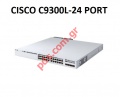 Cisco C9300L-24T-4X-E Catalyst 9300 24-port fixed uplinks data only, 4X10G uplinks, Network Essentials