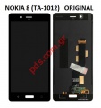    Nokia 8 (TA-1012) Black    (Display + Touch Screen Digitizer Assembly) 