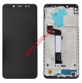   (OEM) Black Xioami Redmi Note 5 (Global) Touch screen with digitizer    W/FRAME