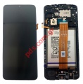   LCD Samsung A125F Galaxy A12 2020 Full Black (ORIGINAL W/FRAME & BATTERY)