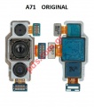 Original back main Camera Samsung A715 Galaxy A71 Module Triple (Main) 64MP + 12MP + 5MP ORIGINAL