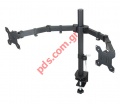 Single arm desk mount Montilieri ST-20 with clamp for 2 unit 13~32 inch and 10kg 