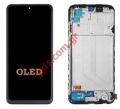  LCD Xiaomi Redmi Note 10 4G (M2101K7AG) OLED Black Display with touch screen and digitizer    (ME  / W FRAME)