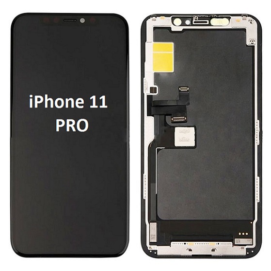   LCD iPhone 11 PRO (A2215) OLED HARD 6.1 inch with frame and parts